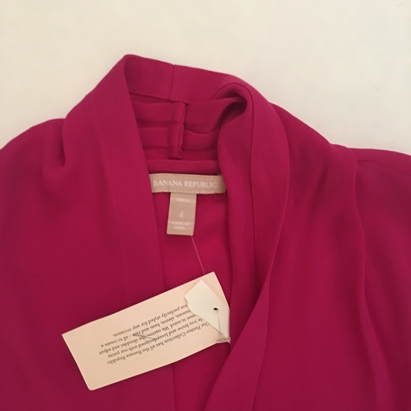 Banana Republic Pink Sleeveless Blouse - Picture 3 of 4